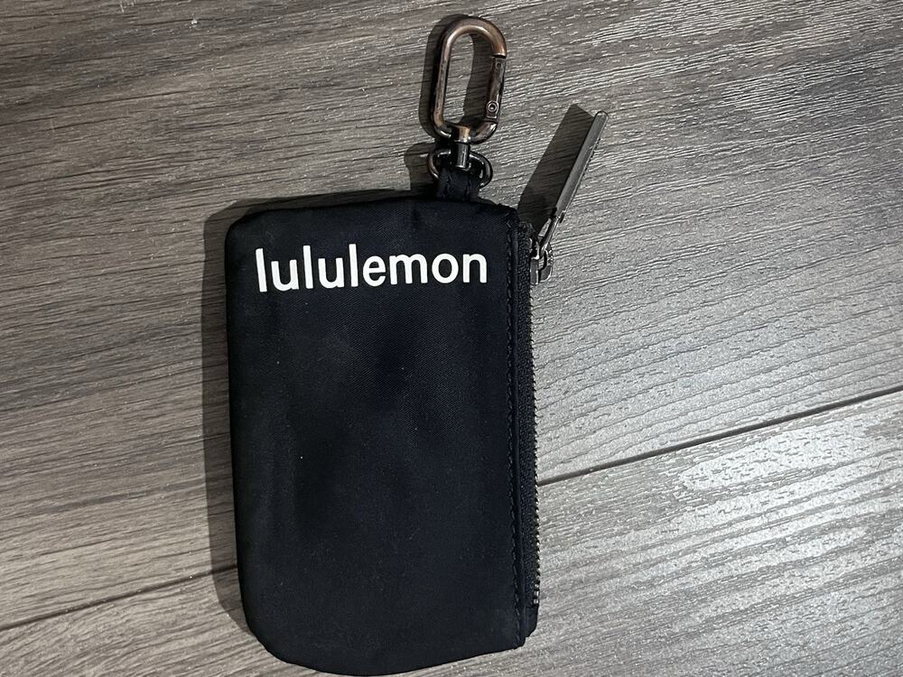 Lululemon Coin Pouch Black W9FK2S Zip Top